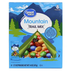 Great Value Mountain Trail Mix, 1.75 oz, 8 count