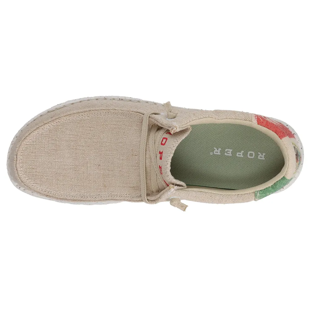 Hang Loose Mexico Flag Slip On Shoes