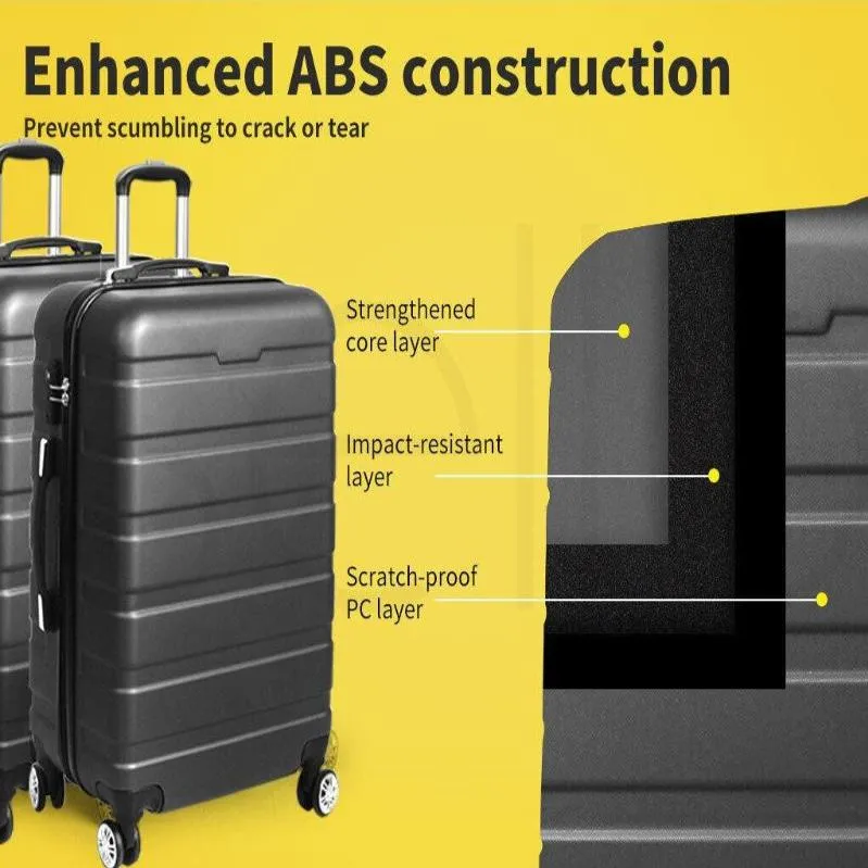 Hard Case Luggage Trolley Set