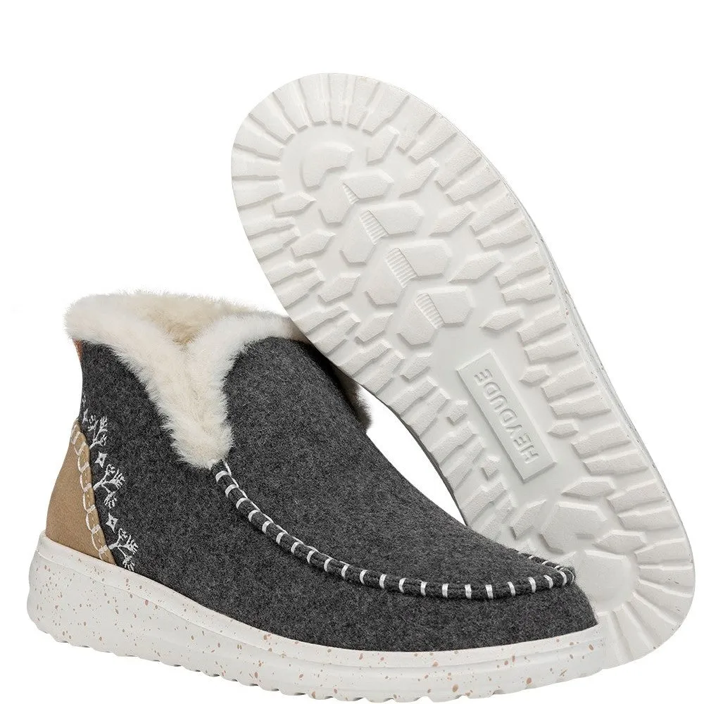 HEYDUDE Denny Wool Faux Shearling Boots