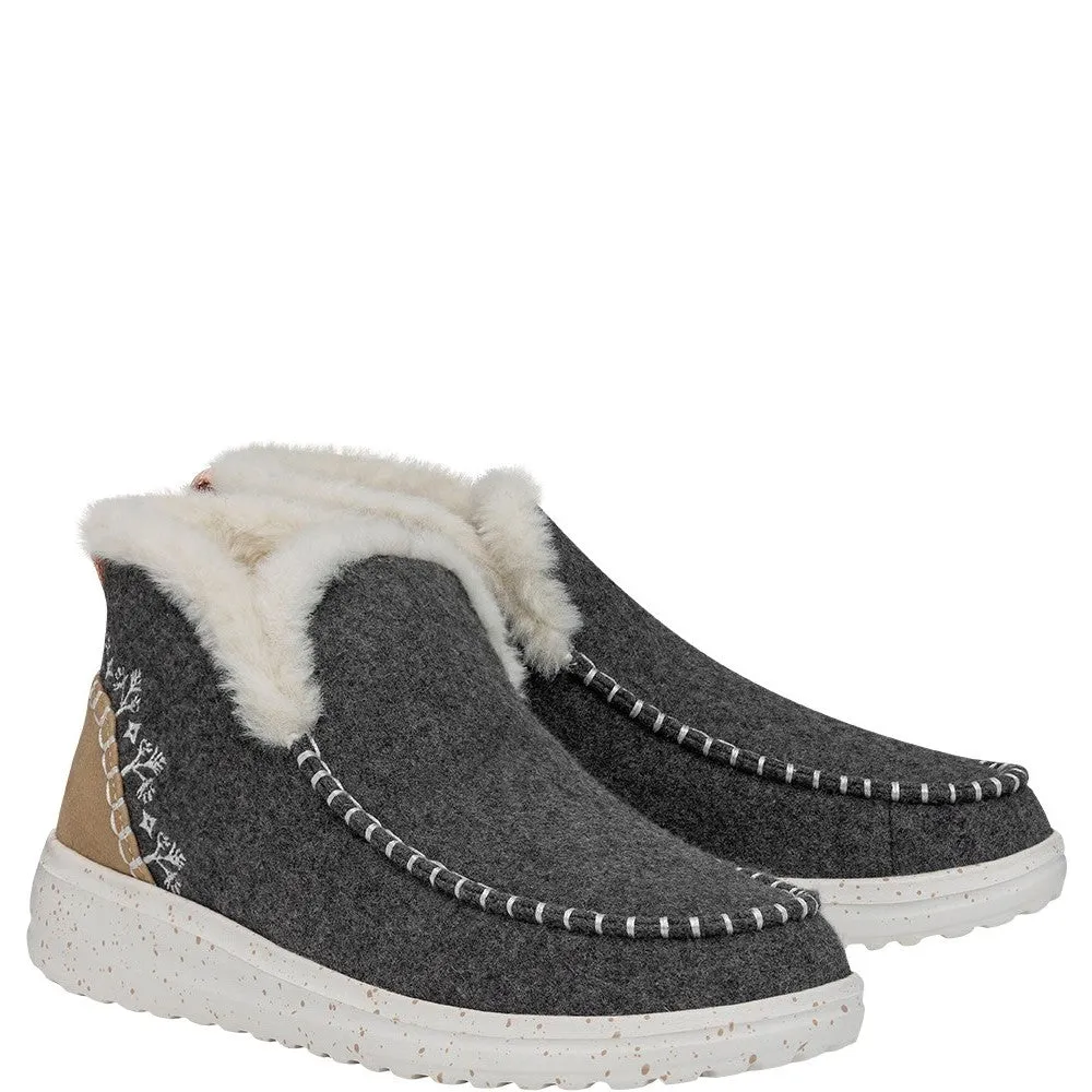 HEYDUDE Denny Wool Faux Shearling Boots