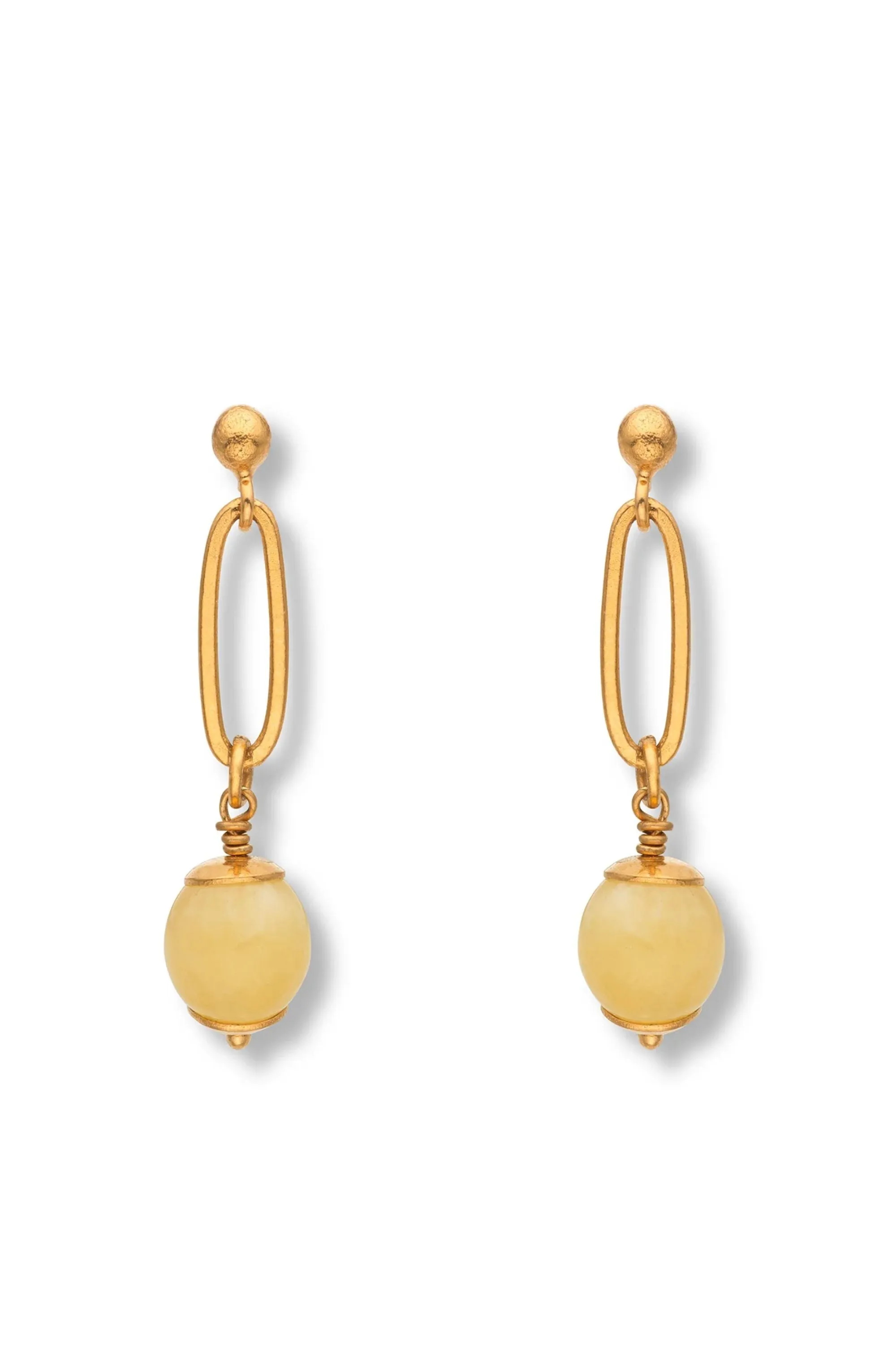 Honey Calcite Earrings