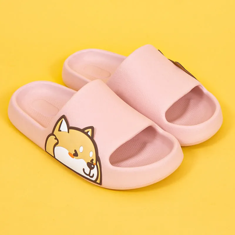 Kawaii Shiba Inu Comfy Indoor Slippers