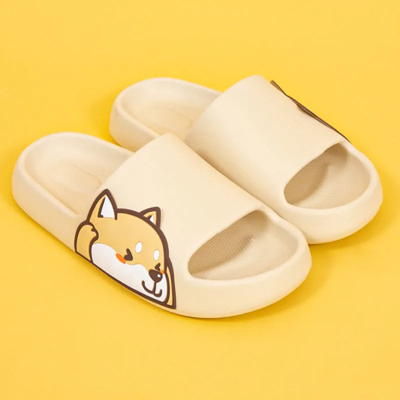 Kawaii Shiba Inu Comfy Indoor Slippers