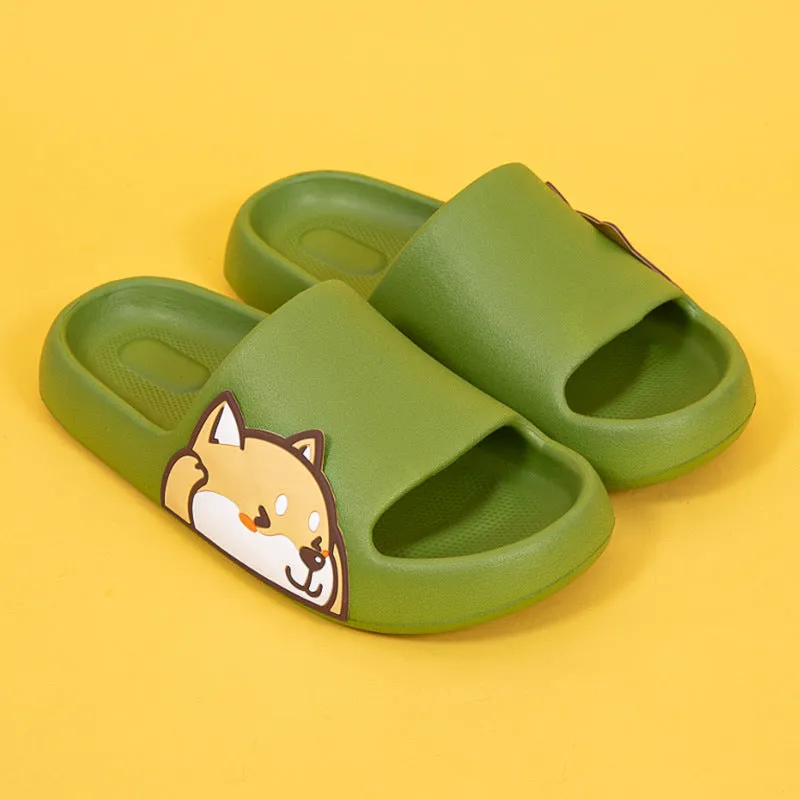 Kawaii Shiba Inu Comfy Indoor Slippers