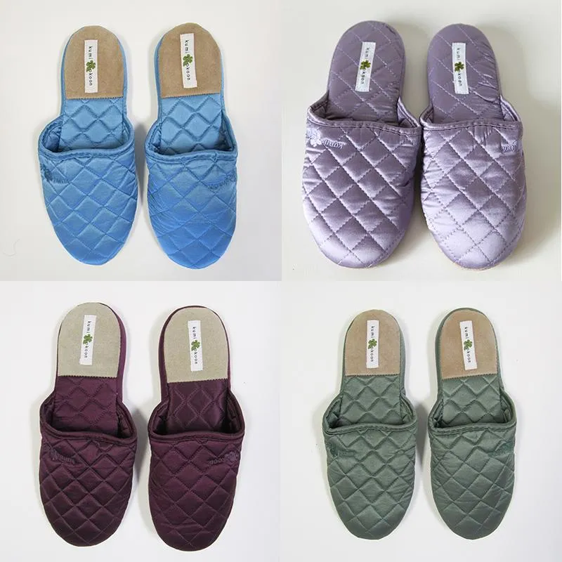 Kumi Kookoon Quilted Silk Slippers