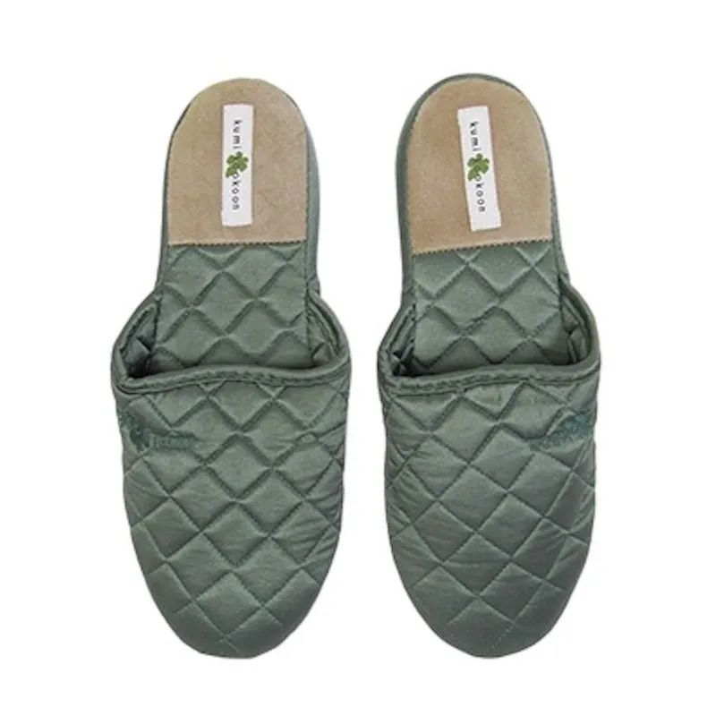 Kumi Kookoon Quilted Silk Slippers