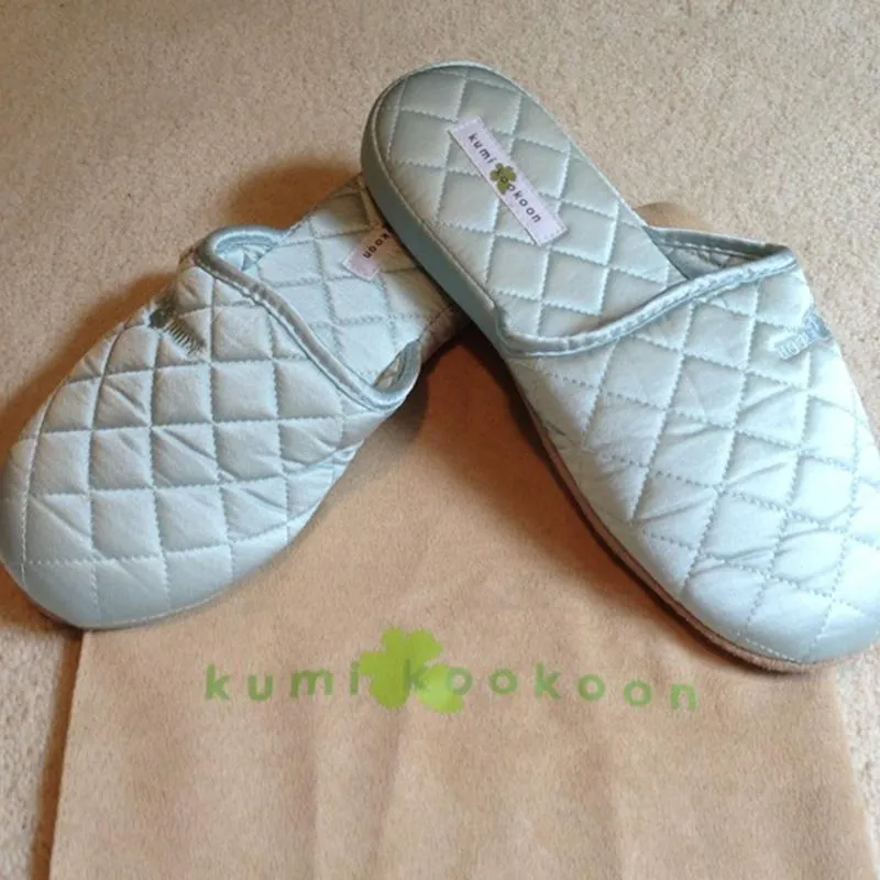 Kumi Kookoon Quilted Silk Slippers