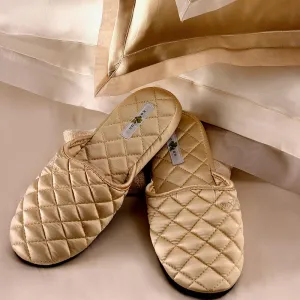 Kumi Kookoon Quilted Silk Slippers