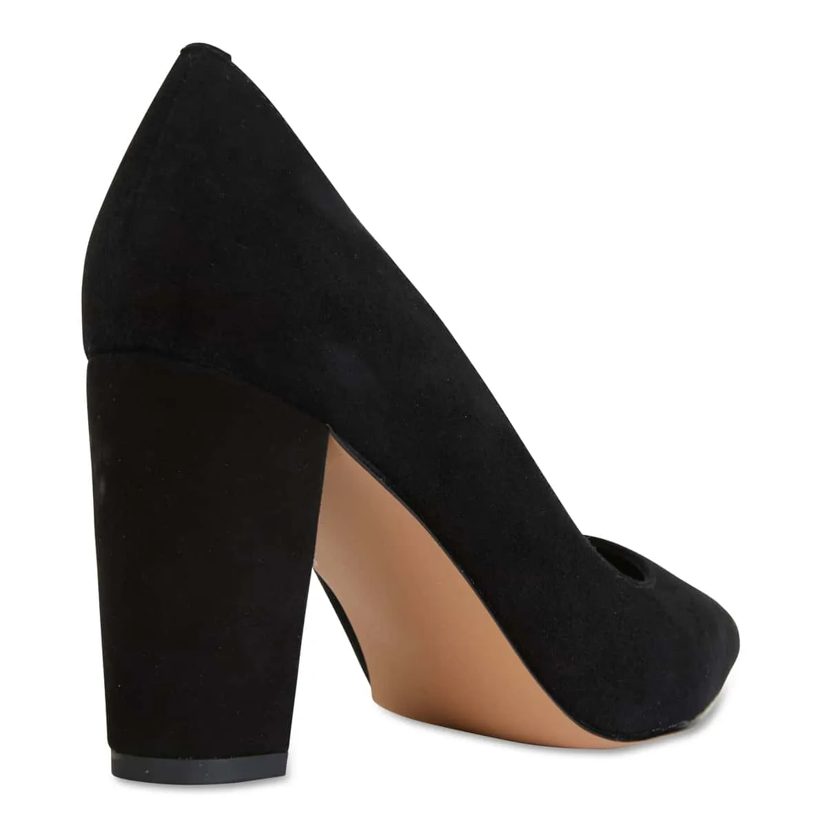 Lyric Heel in Black Suede