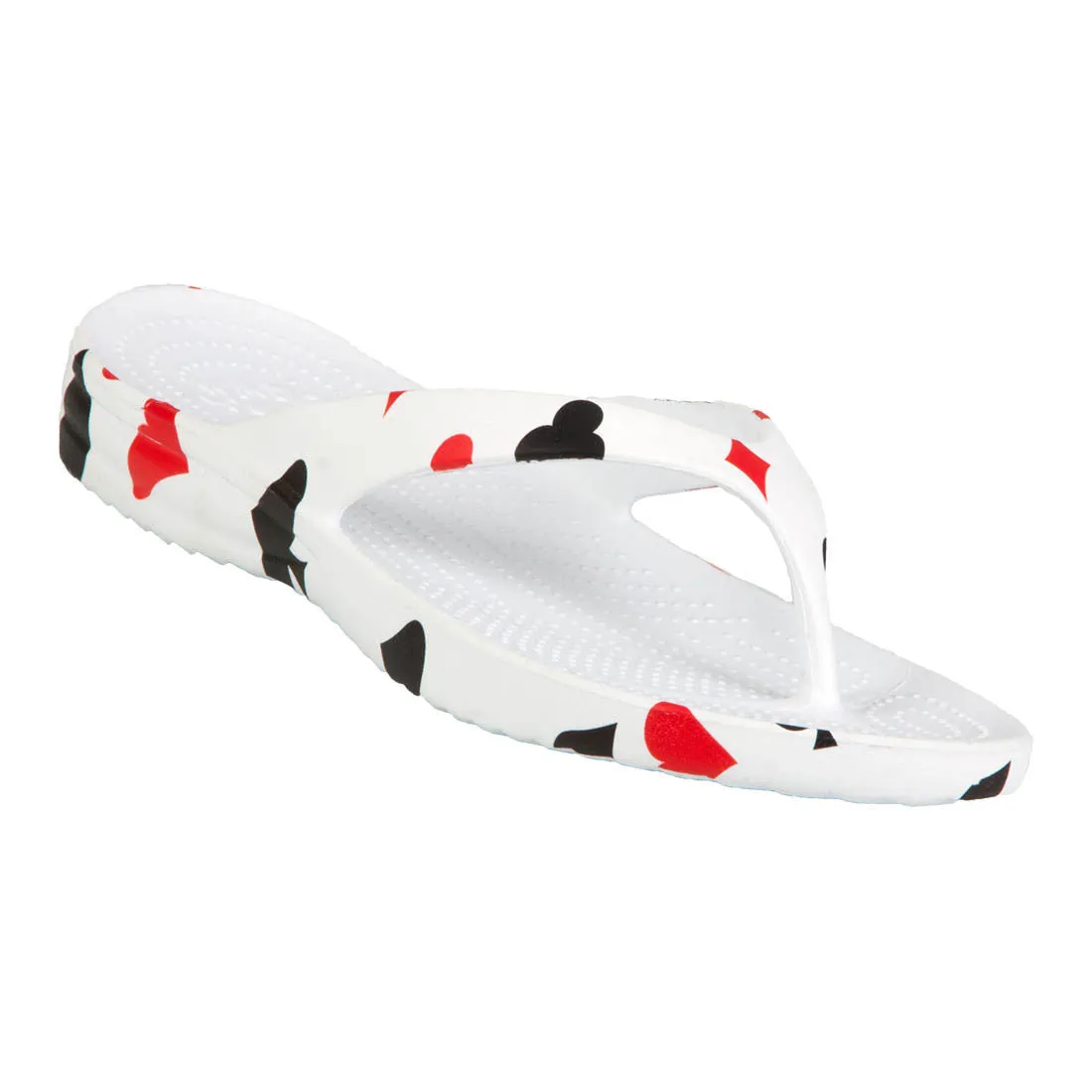 Men's Flip Flops - Hearts, Diamonds, Spades, Clubs