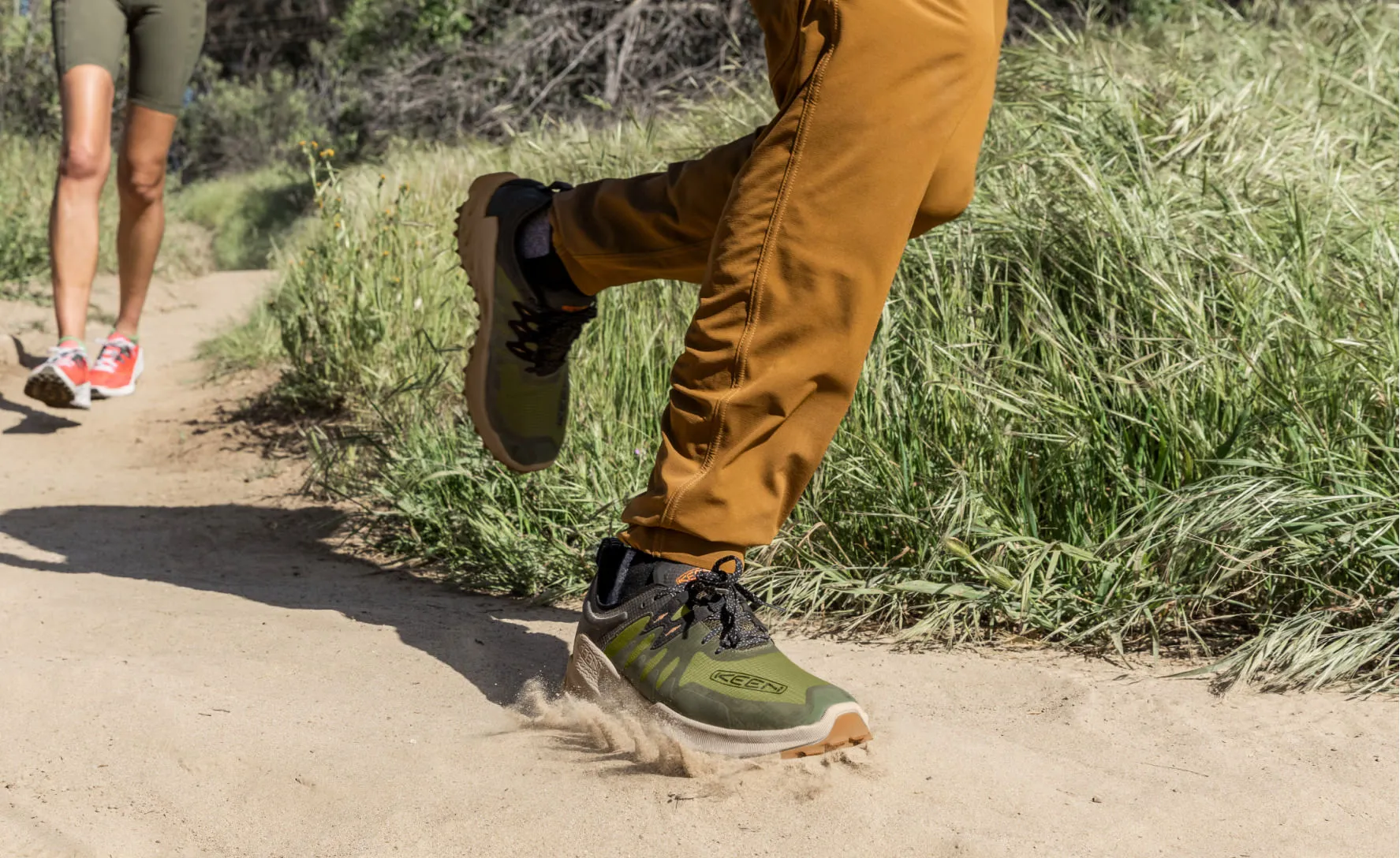 Men's Zionic Speed Hiking Shoe  |  Coronet Blue/Poppy Red