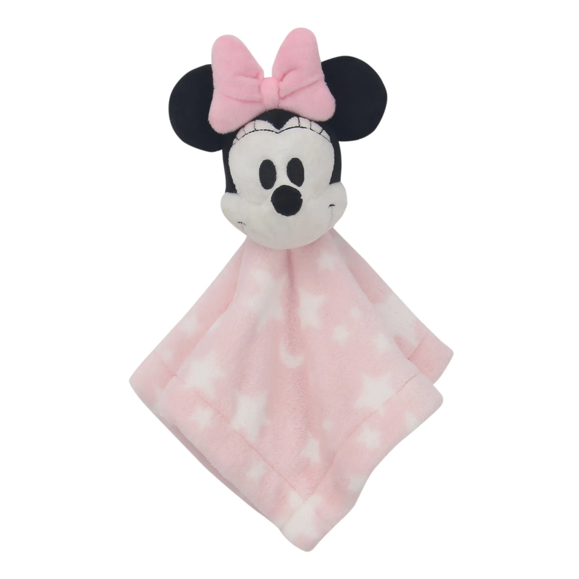 Minnie Mouse Pink Stars Security Blanket