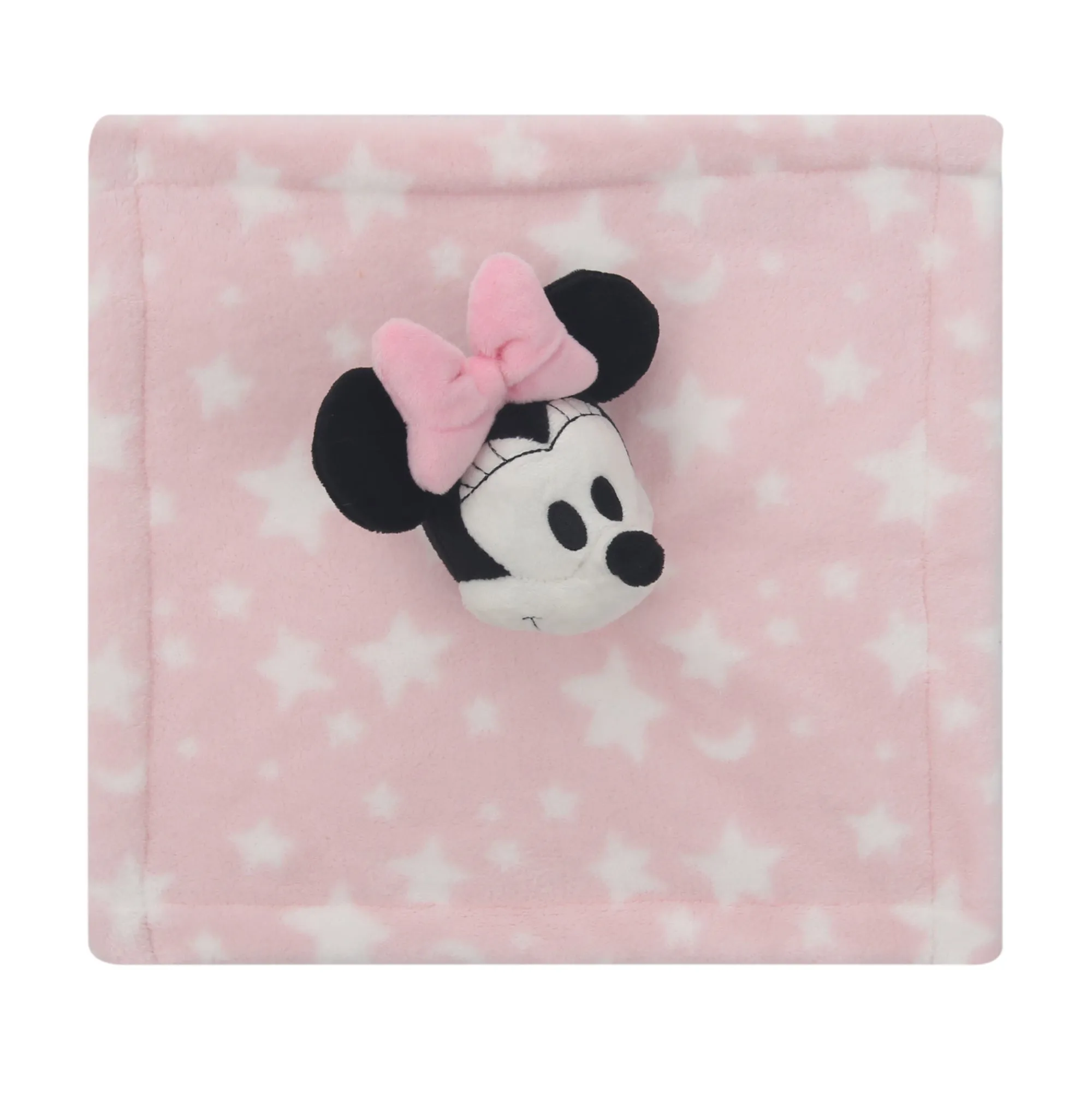 Minnie Mouse Pink Stars Security Blanket