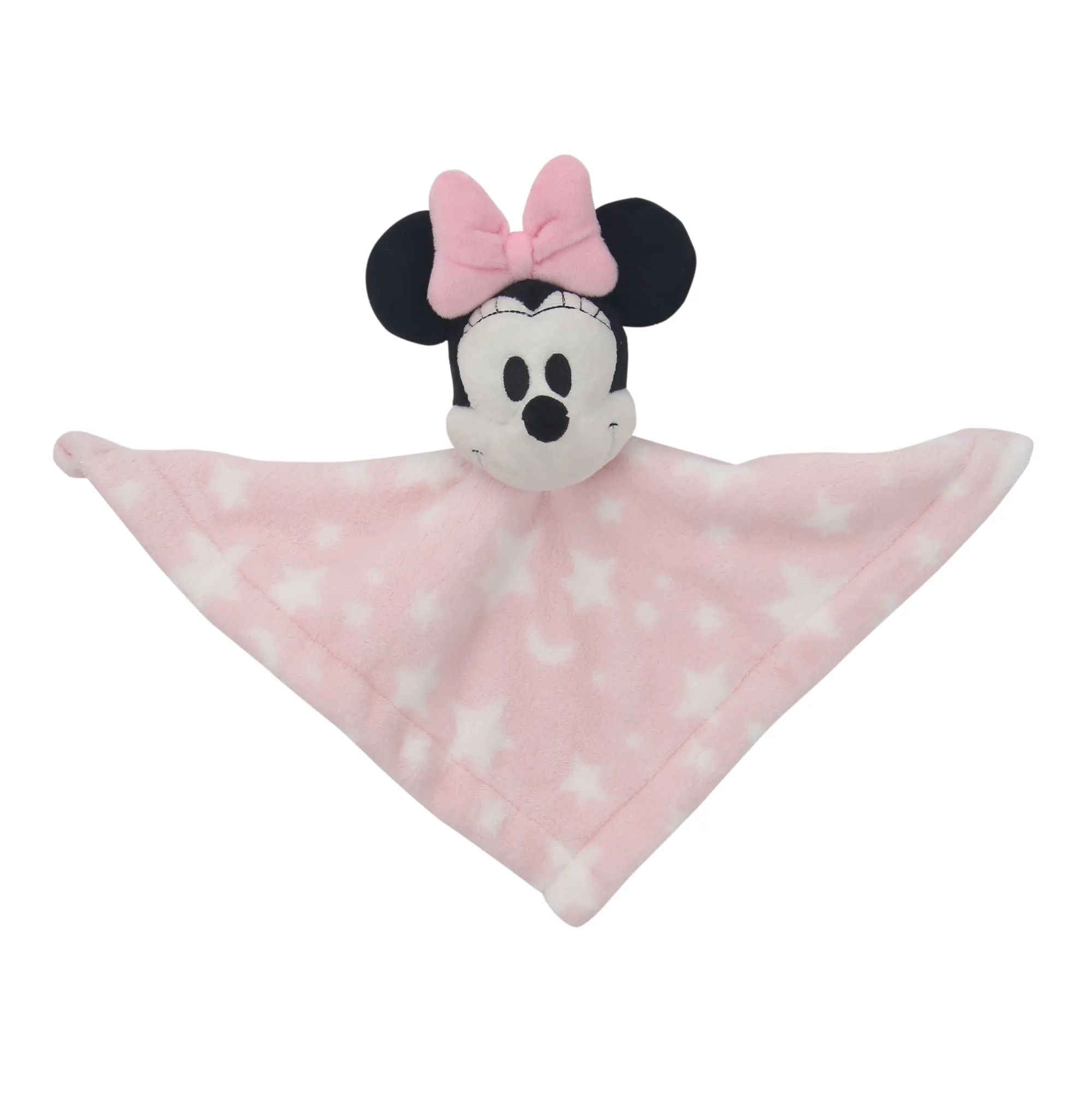 Minnie Mouse Pink Stars Security Blanket