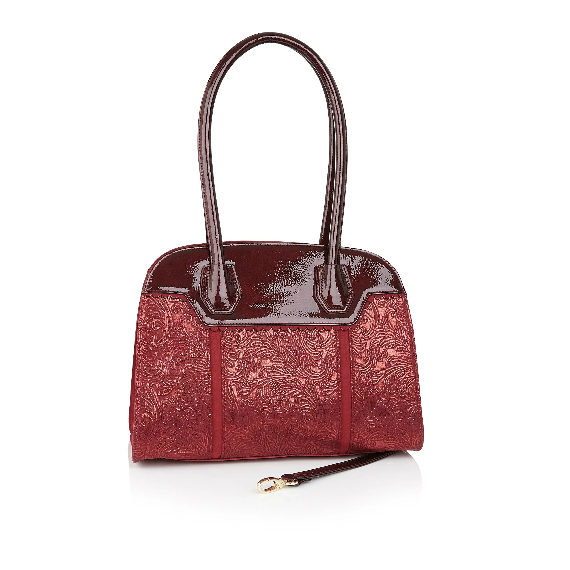 Montpellier Russet Red Large Shopper Bag (Matches Lulu Shoes) by Ruby Shoo