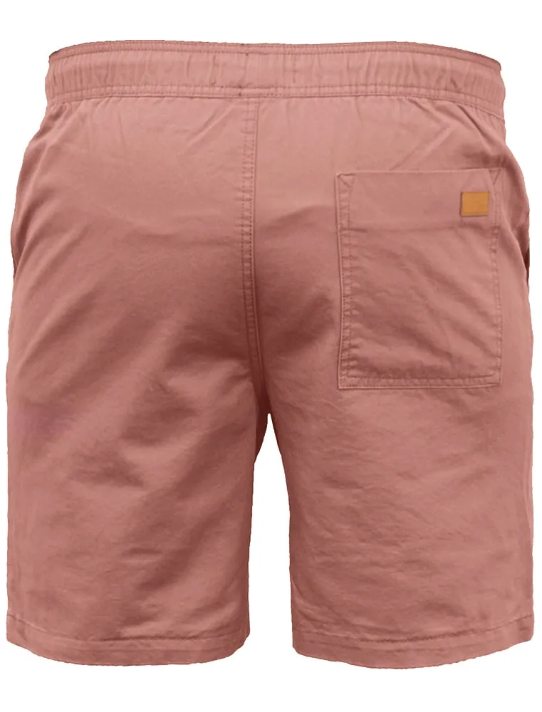 Morley Cotton Twill Chino Shorts in Powder Pink