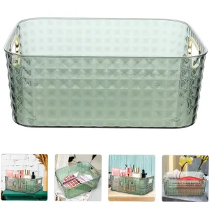 (Net) Crystal Cut Bathroom Organizer Sage - Elevate Your Bathroom Aesthetics