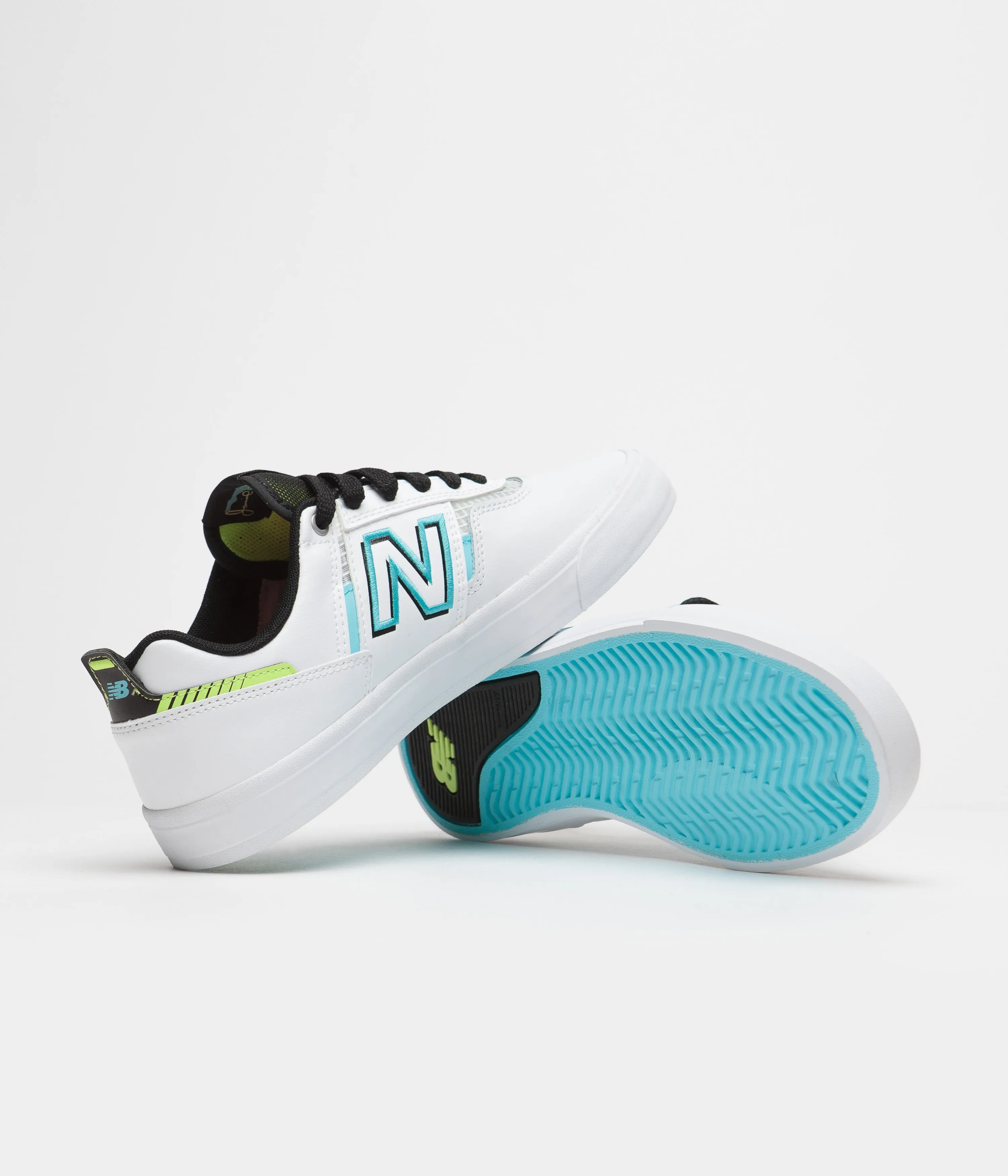 New Balance Numeric 306 Jamie Foy Shoes - White / Blue