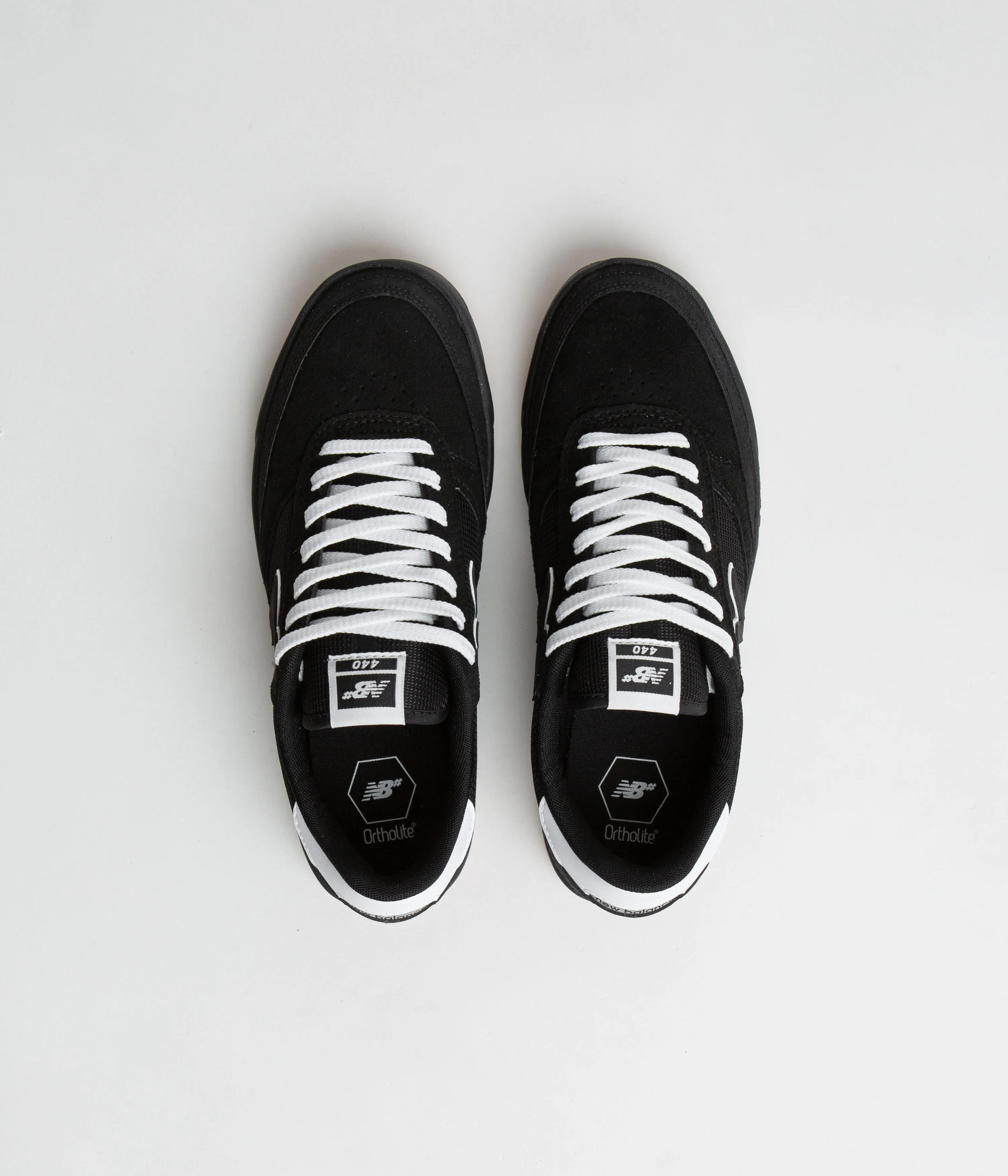 New Balance Numeric 440 Shoes - Black / White / Black