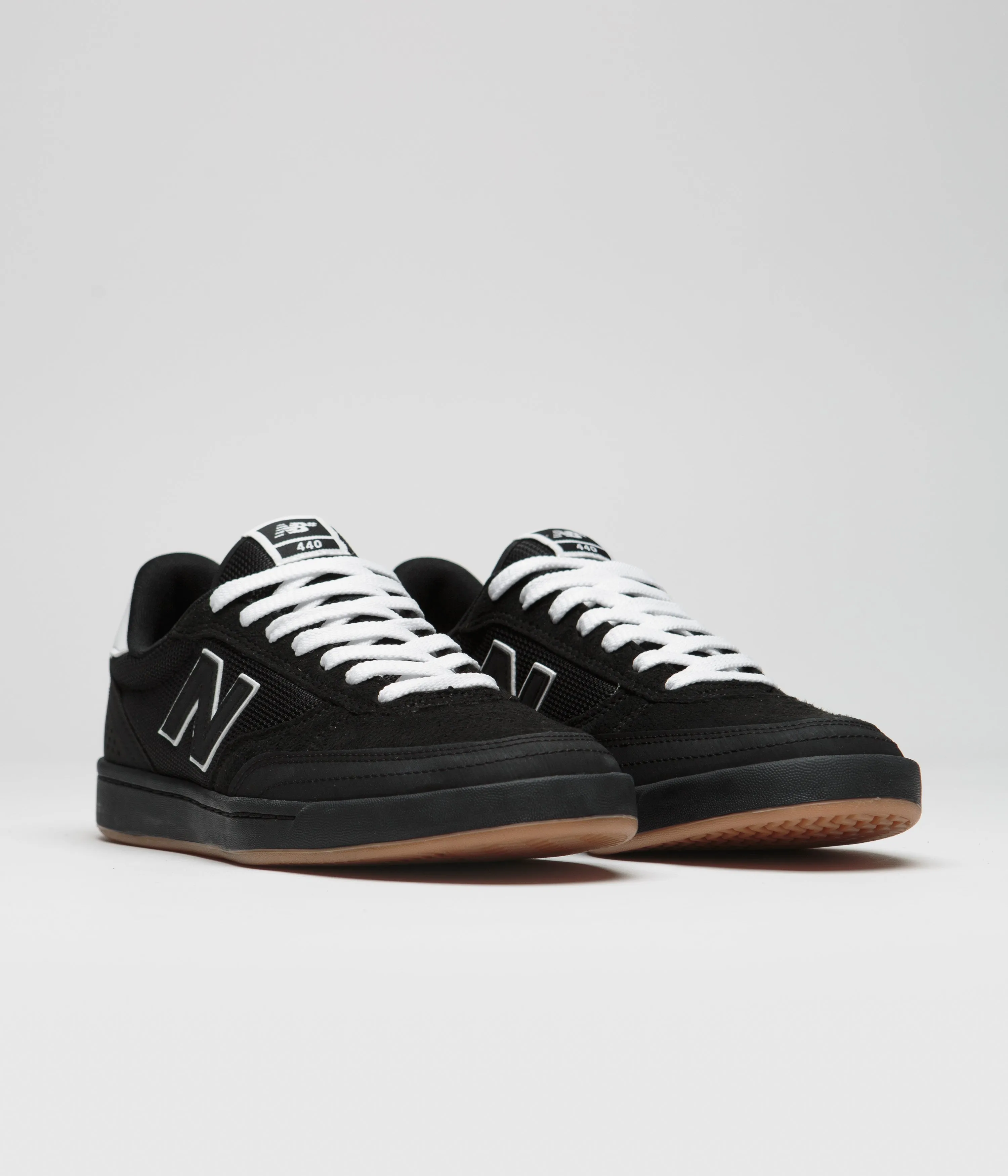 New Balance Numeric 440 Shoes - Black / White / Black