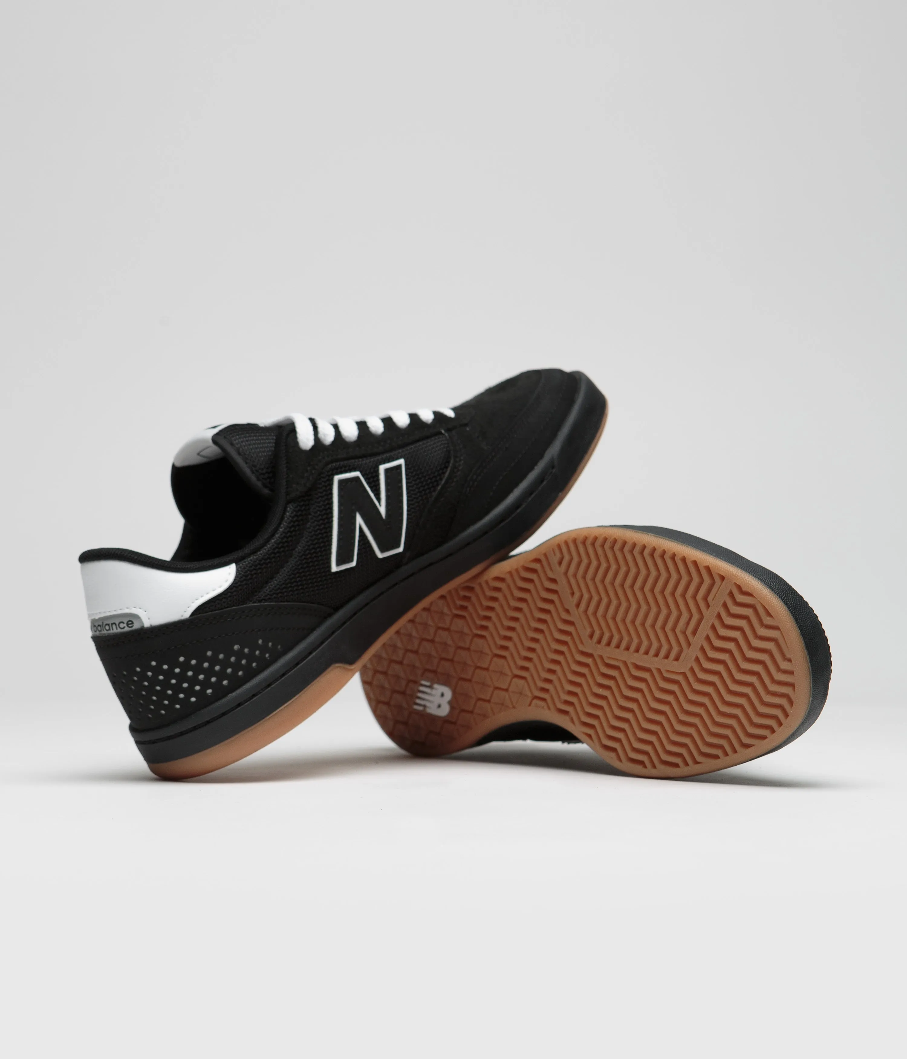 New Balance Numeric 440 Shoes - Black / White / Black