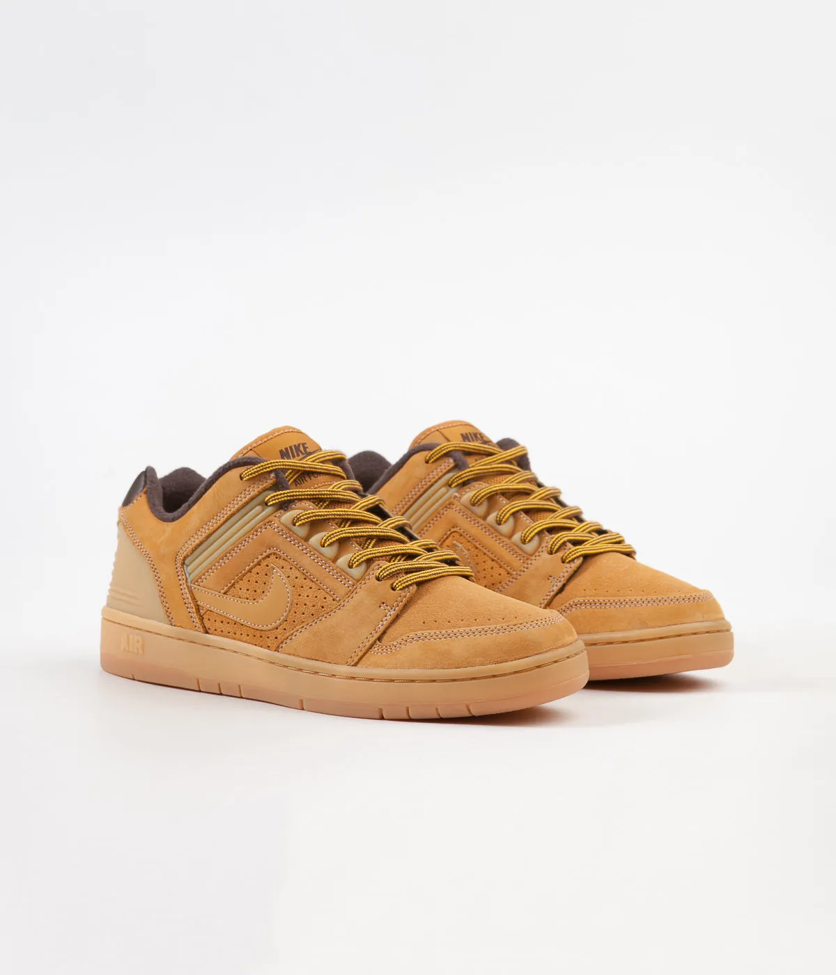 Nike SB Air Force II Low Premium Shoes - Bronze / Bronze - Baroque Brown