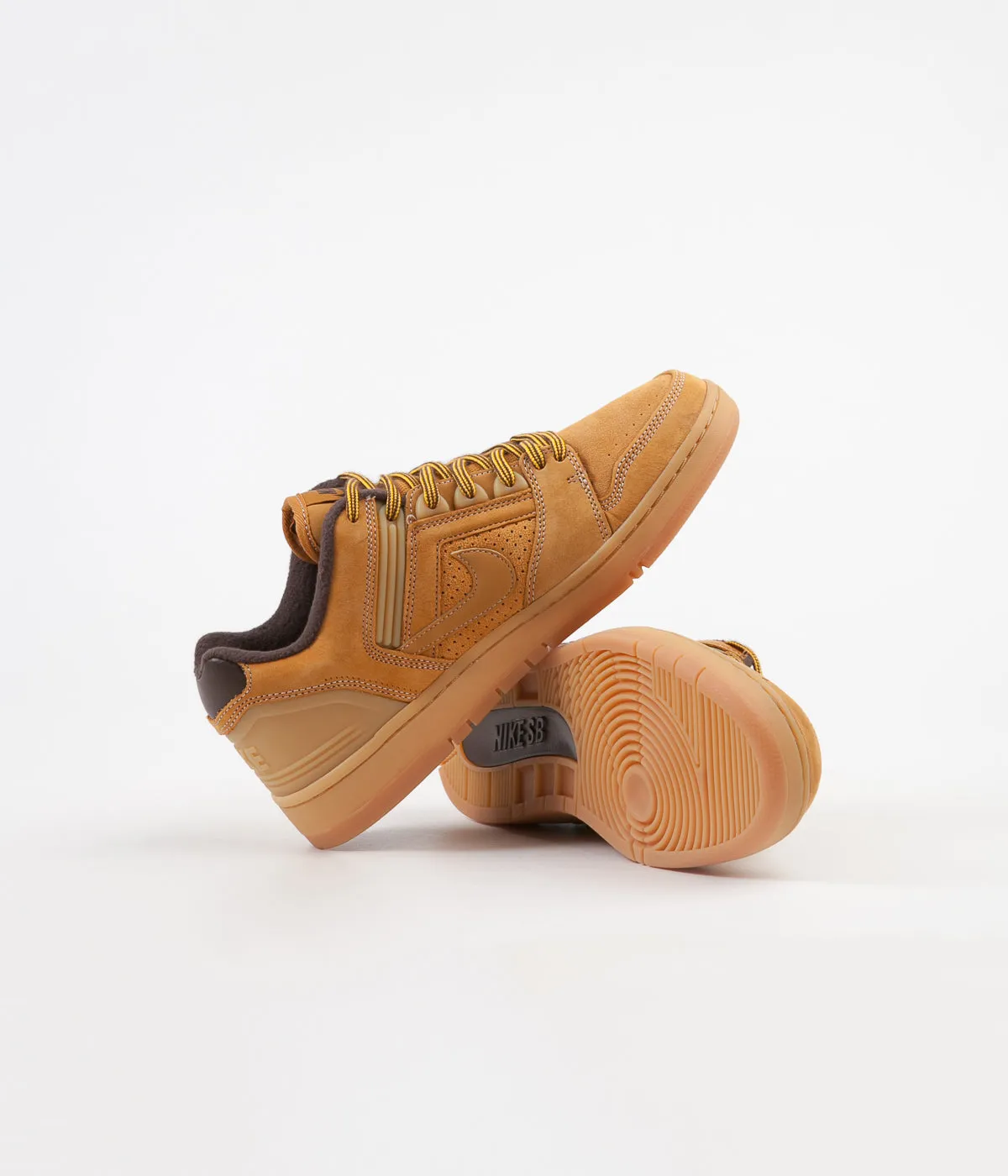 Nike SB Air Force II Low Premium Shoes - Bronze / Bronze - Baroque Brown