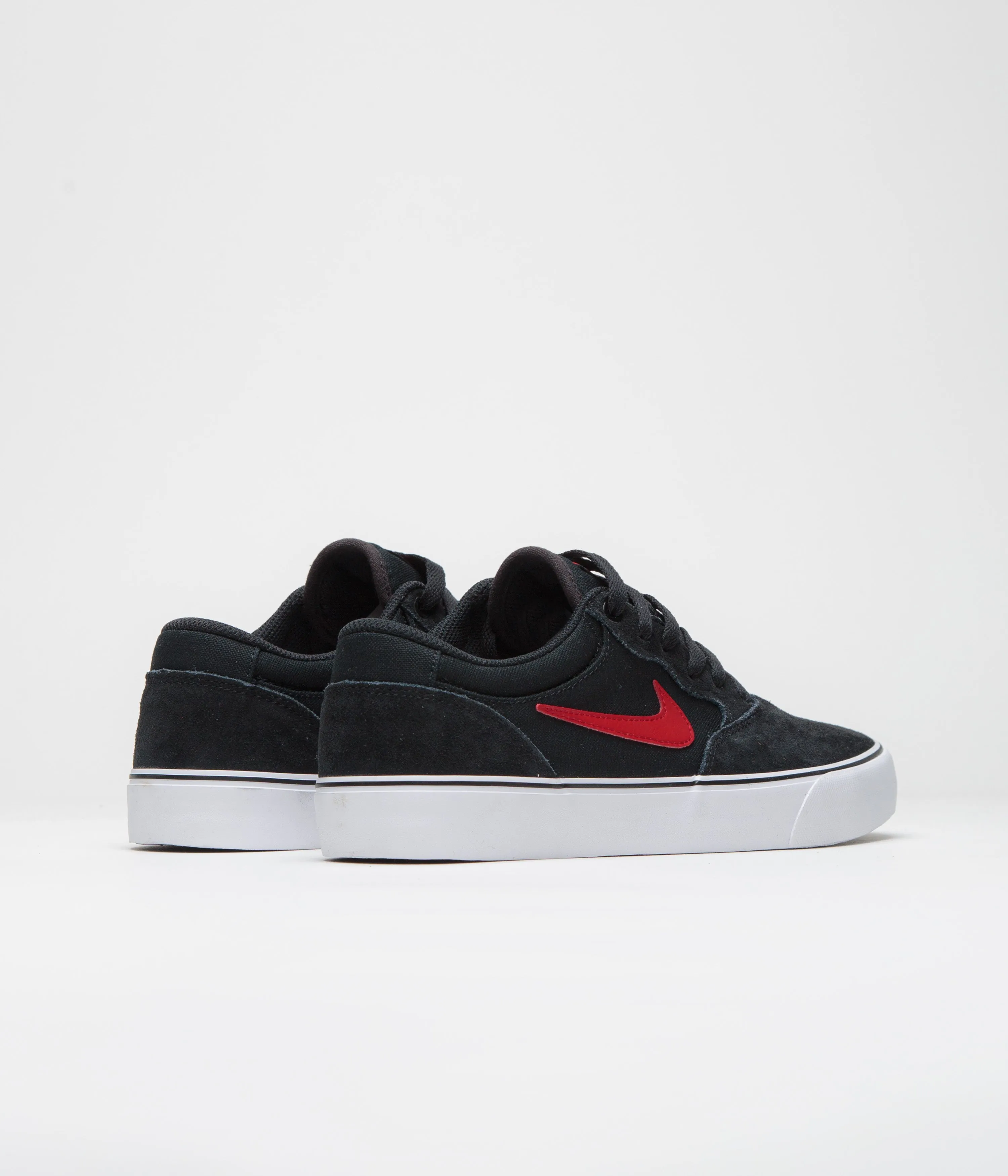 Nike SB Chron 2 Shoes - Black / University Red - Black - White