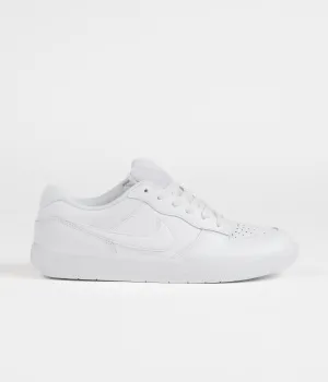 Nike SB Force 58 Premium Shoes - White / White - White - White