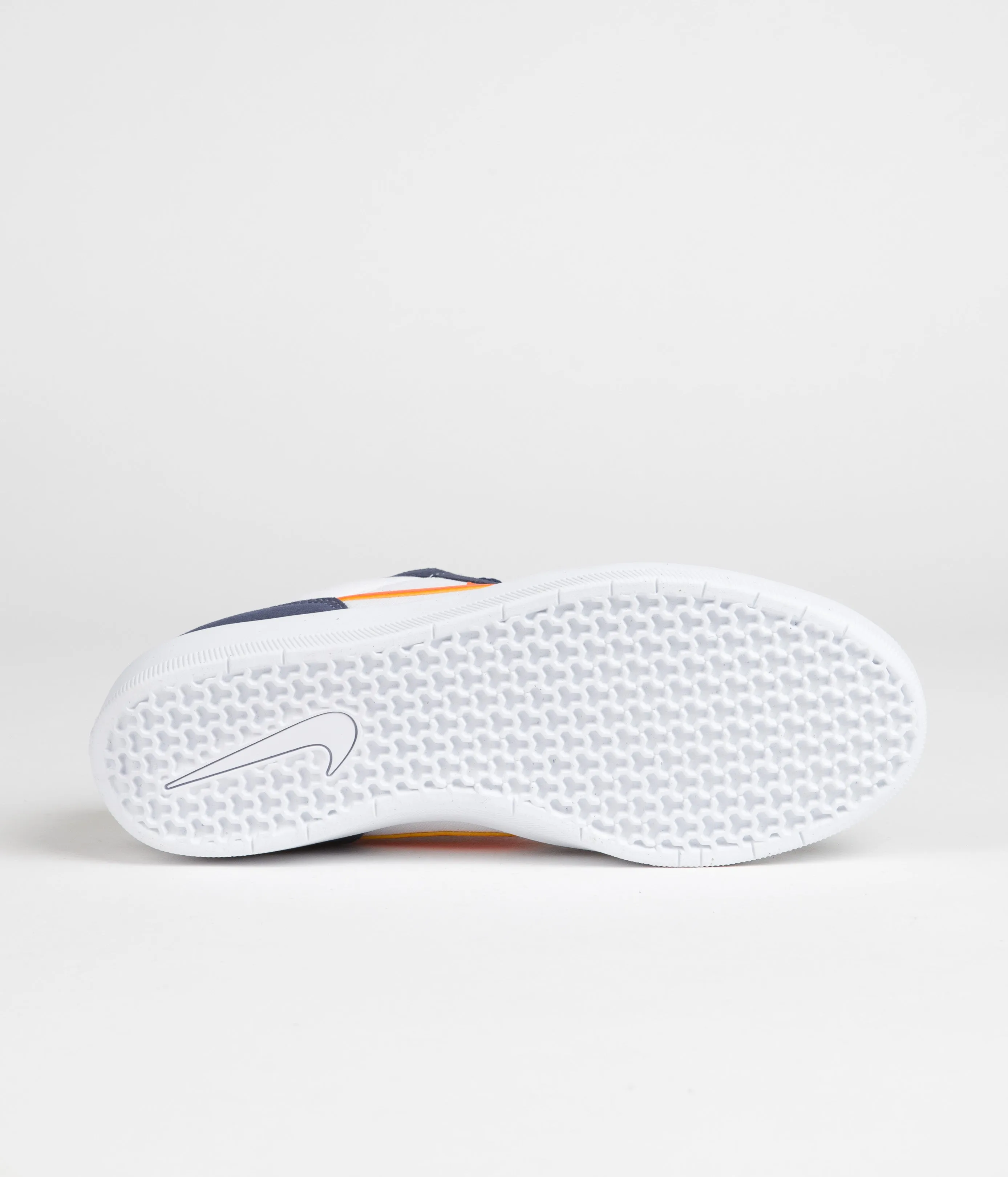 Nike SB Force 58 Shoes - Midnight Navy / Safety Orange - White