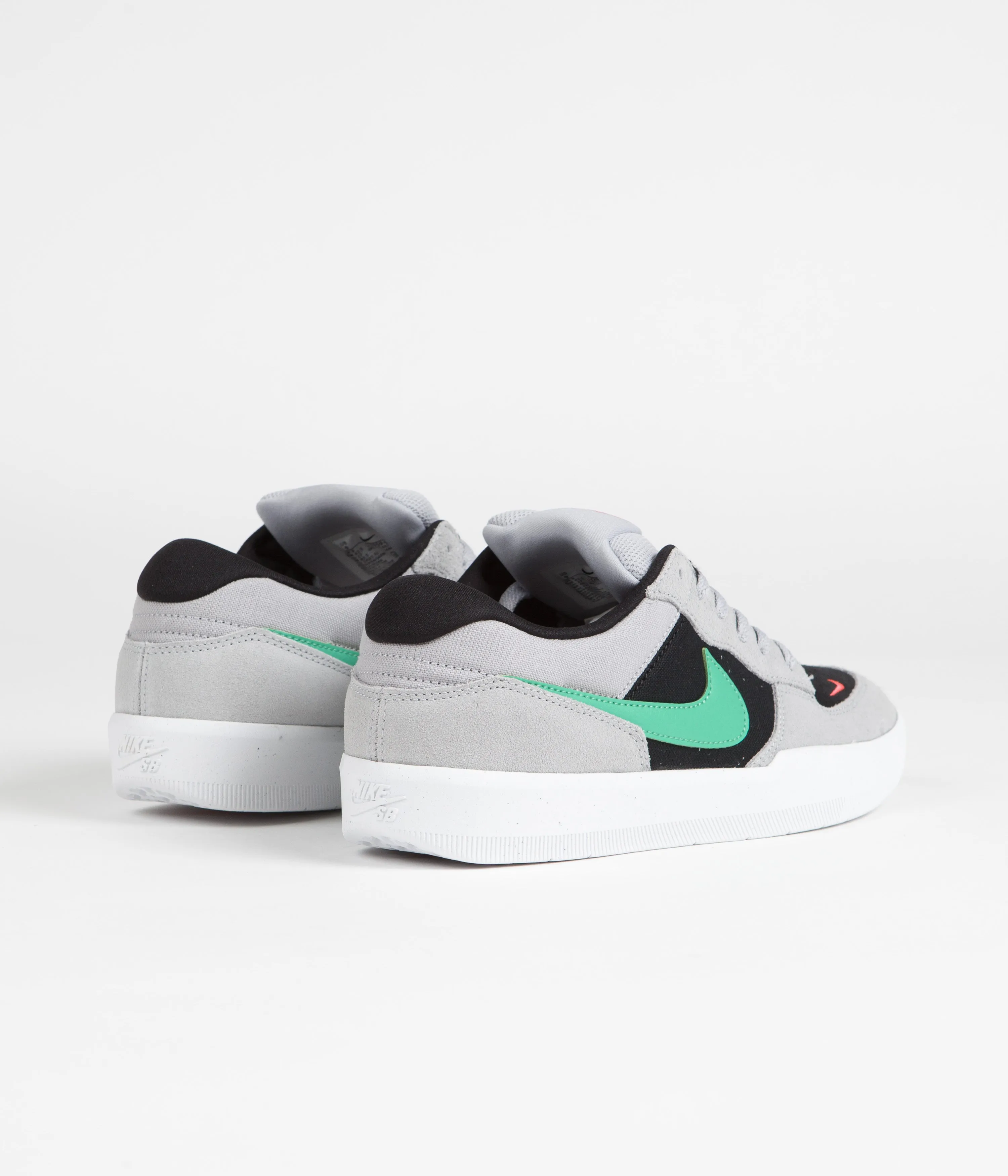 Nike SB Force 58 Shoes - Wolf Grey / Light Menta - Black - Wolf Grey