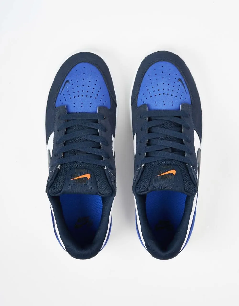 Nike SB Force 58 Skate Shoes - Obsidian/Obsidian-White-Hyper Royal