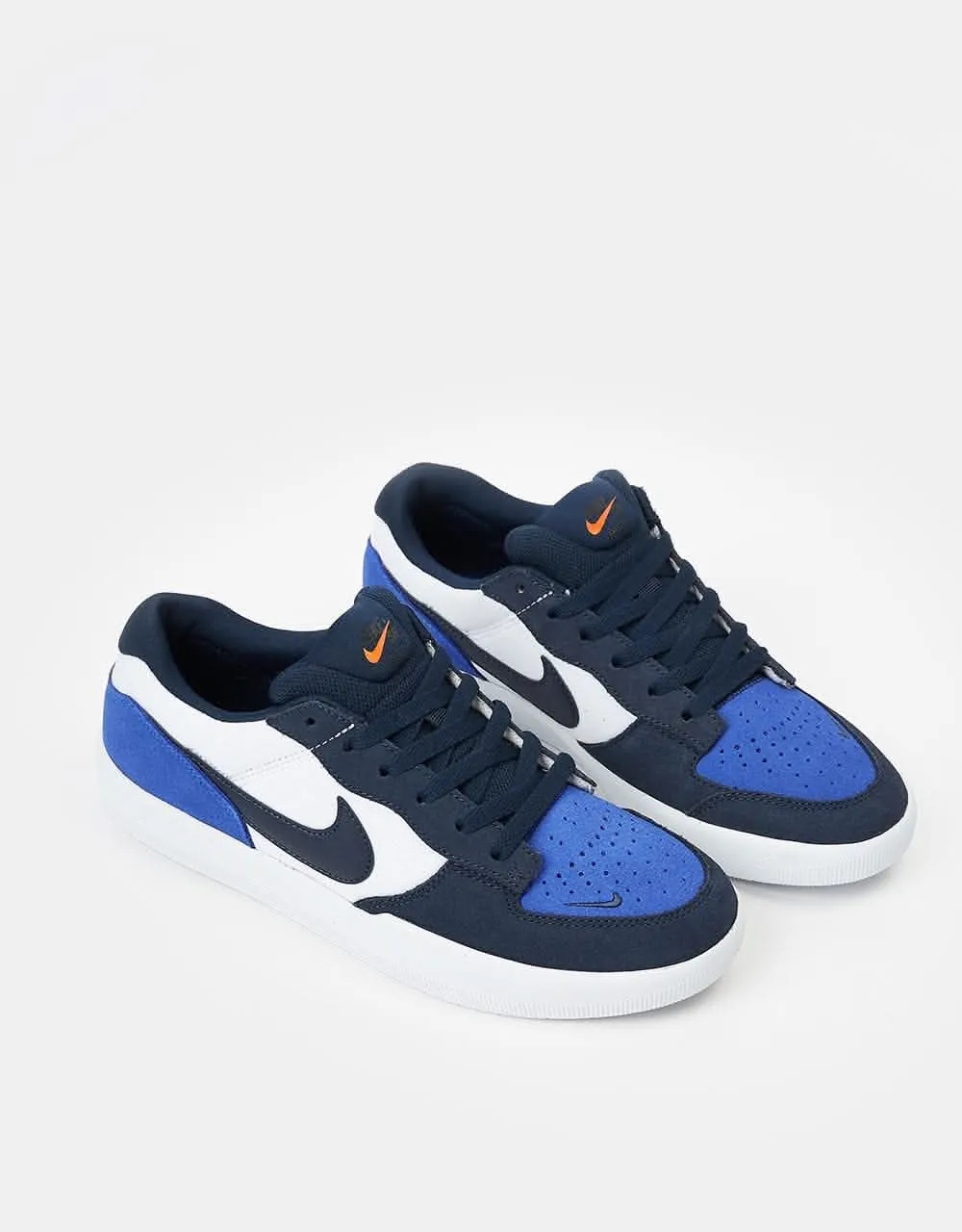 Nike SB Force 58 Skate Shoes - Obsidian/Obsidian-White-Hyper Royal