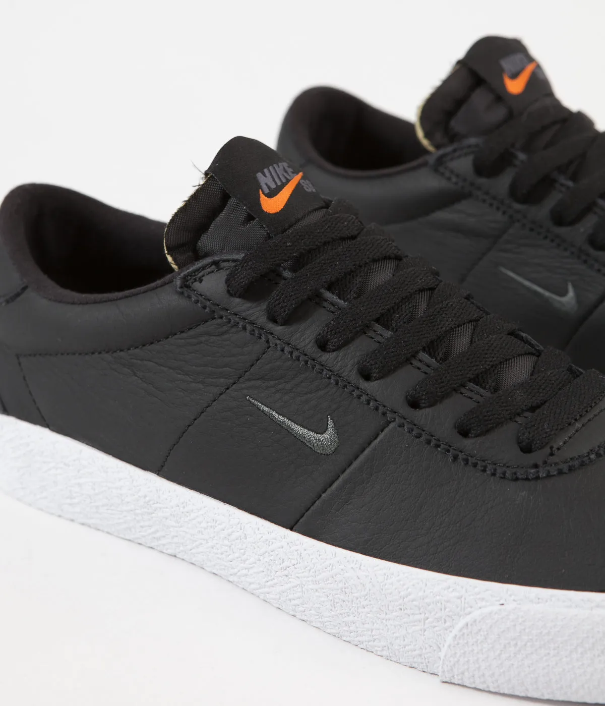 Nike SB Orange Label Bruin Ultra Shoes - Black / Dark Grey - Black - White