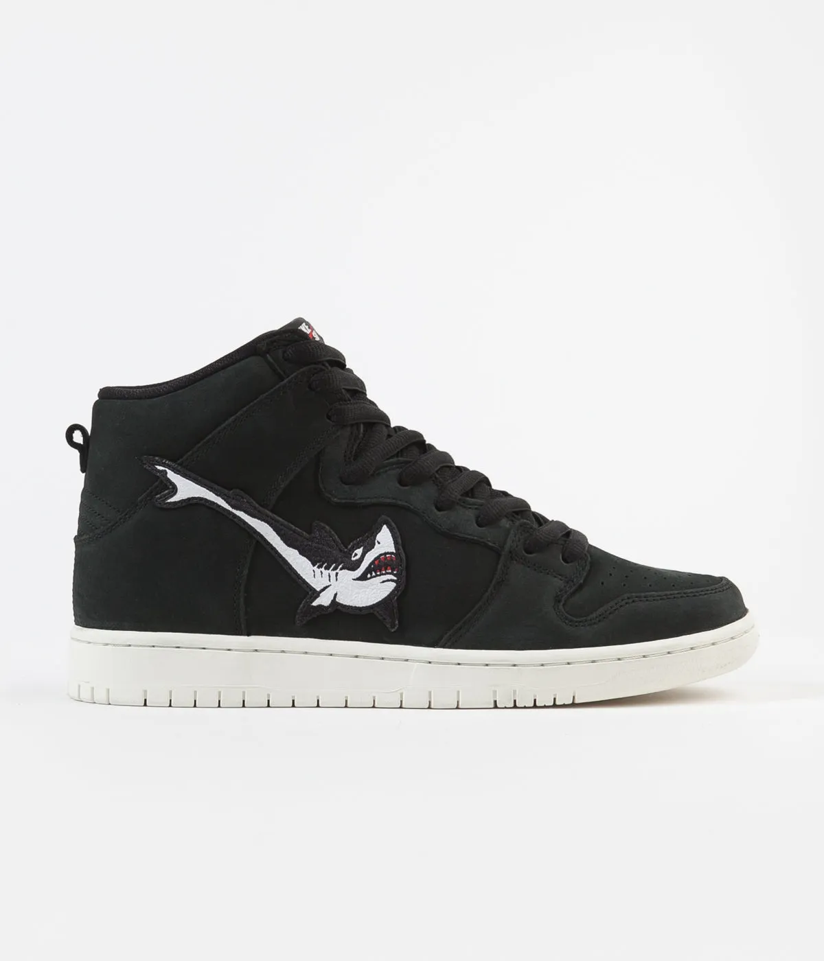 Nike SB Orange Label Dunk High Pro 'Oski' Shoes - Black / White - Black - Sail