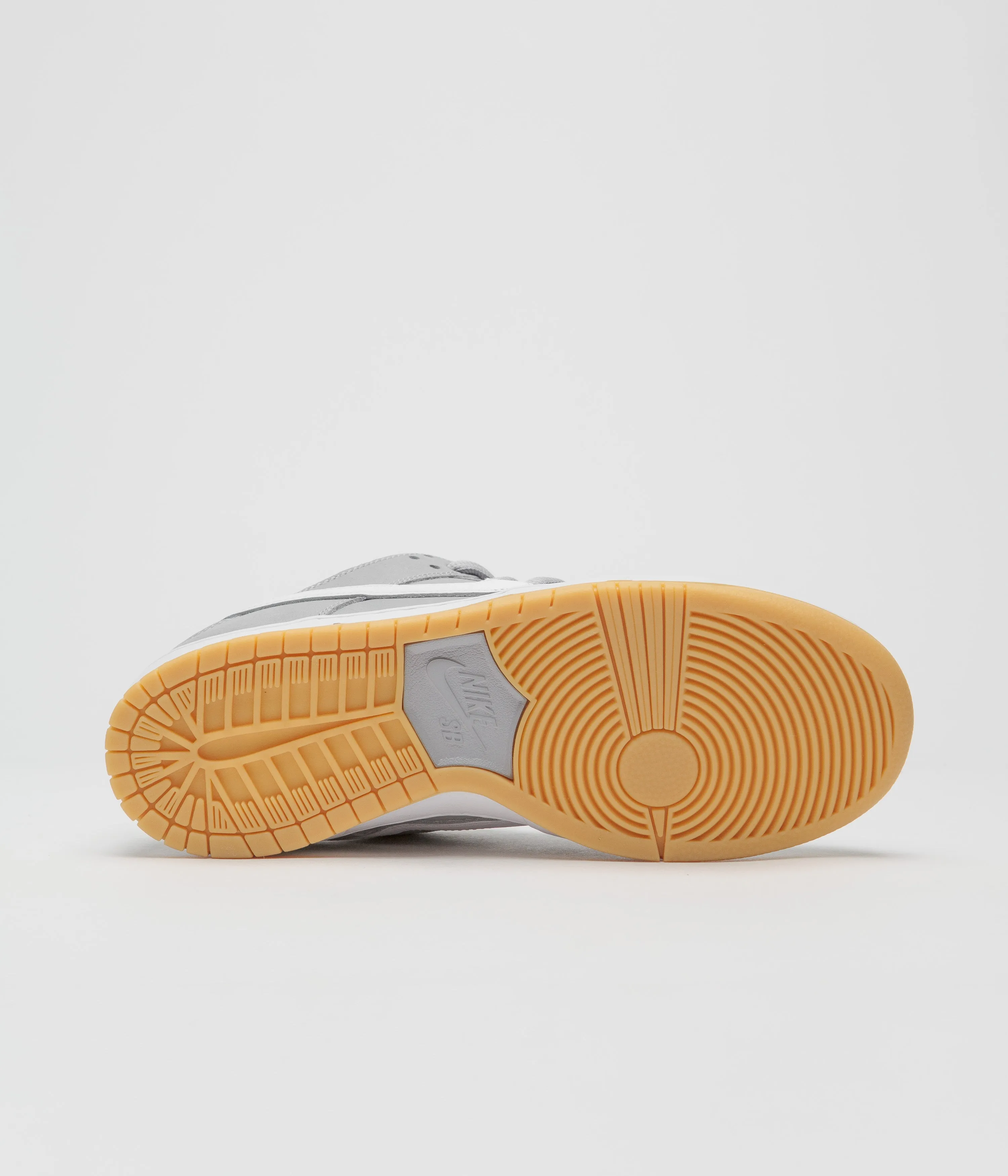 Nike SB Orange Label Dunk Low Pro Shoes - Wolf Grey / White - Wolf Grey