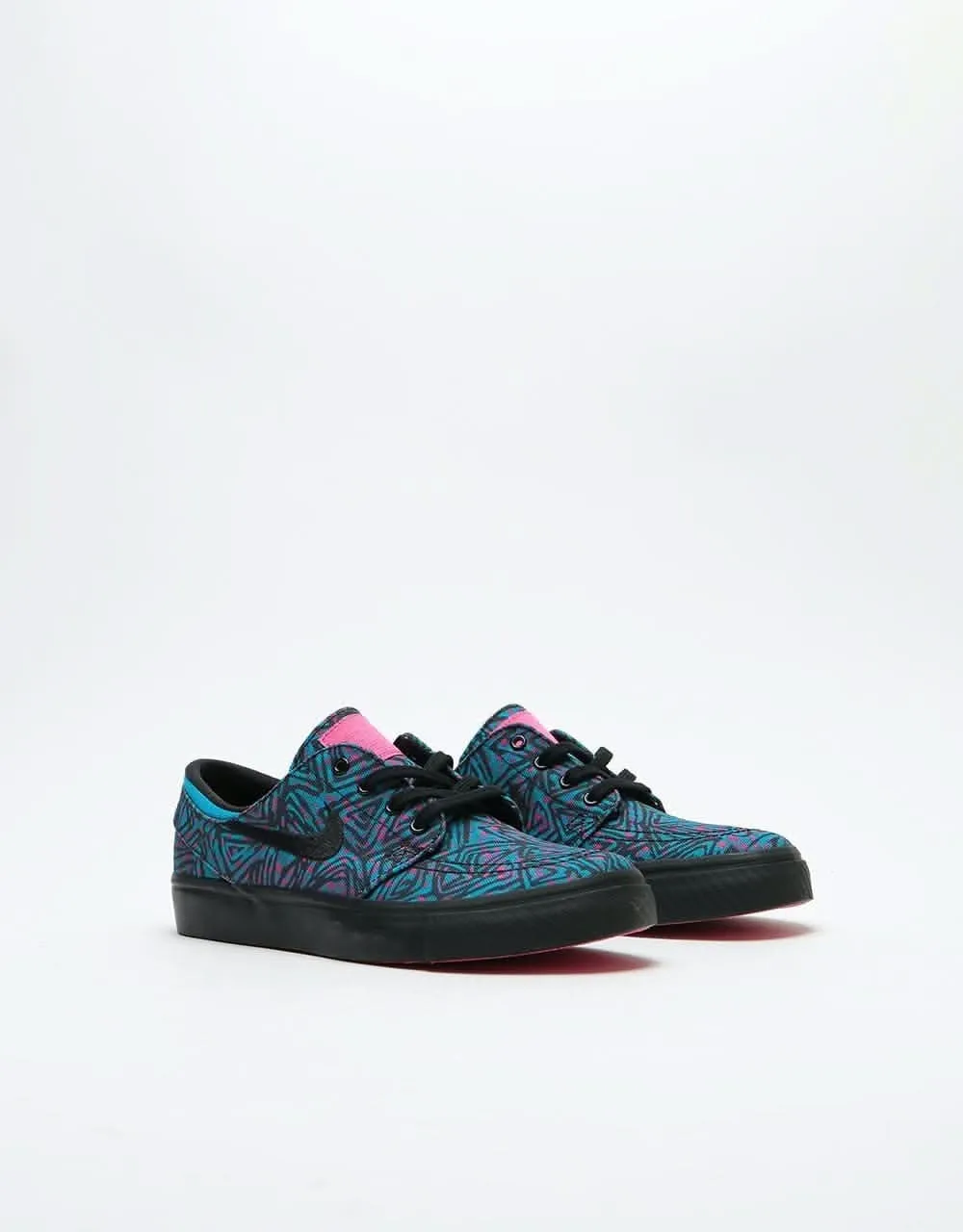 Nike SB Stefan Janoski Canvas Kids Skate Shoes - Watermelon/Black