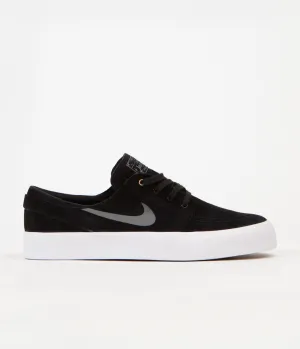 Nike SB Stefan Janoski HT Shoes - Black / Dark Grey - Metallic Gold - White