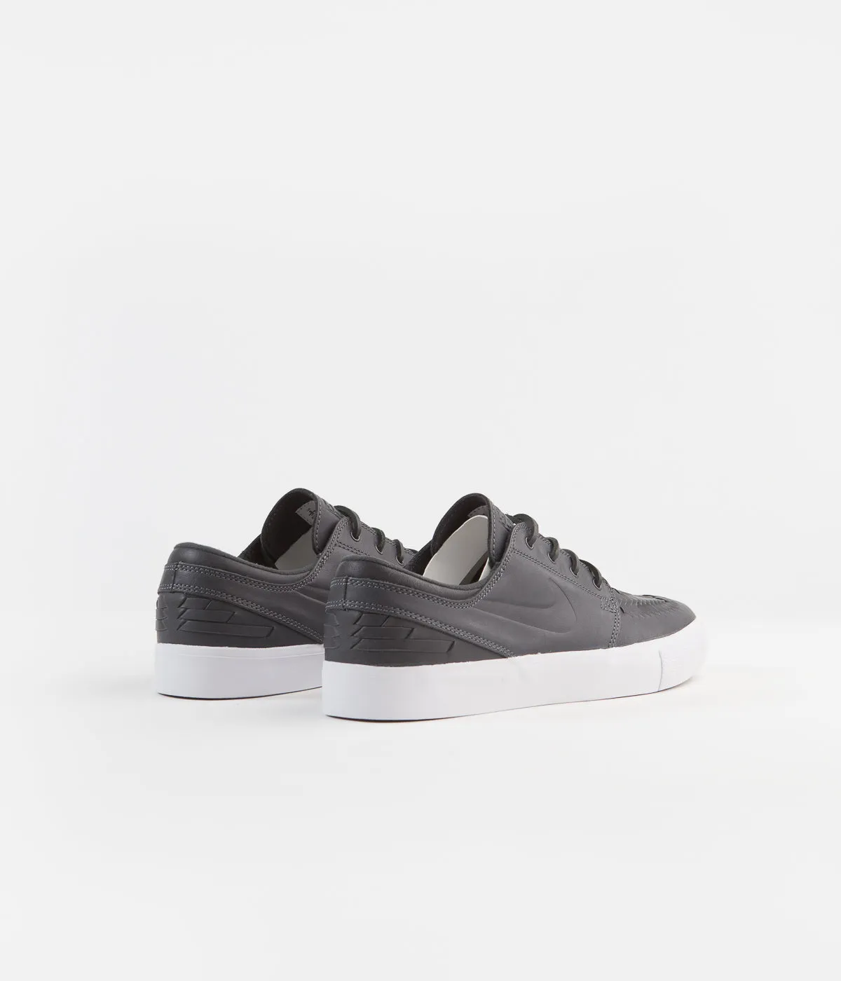 Nike SB Stefan Janoski Remastered Crafted Shoes - Anthracite / Anthracite - Anthracite - White