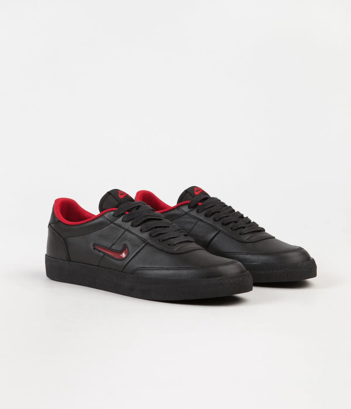 Nike SB x Hockey Killshot 2 QS Shoes - Black / Gym Red / Black