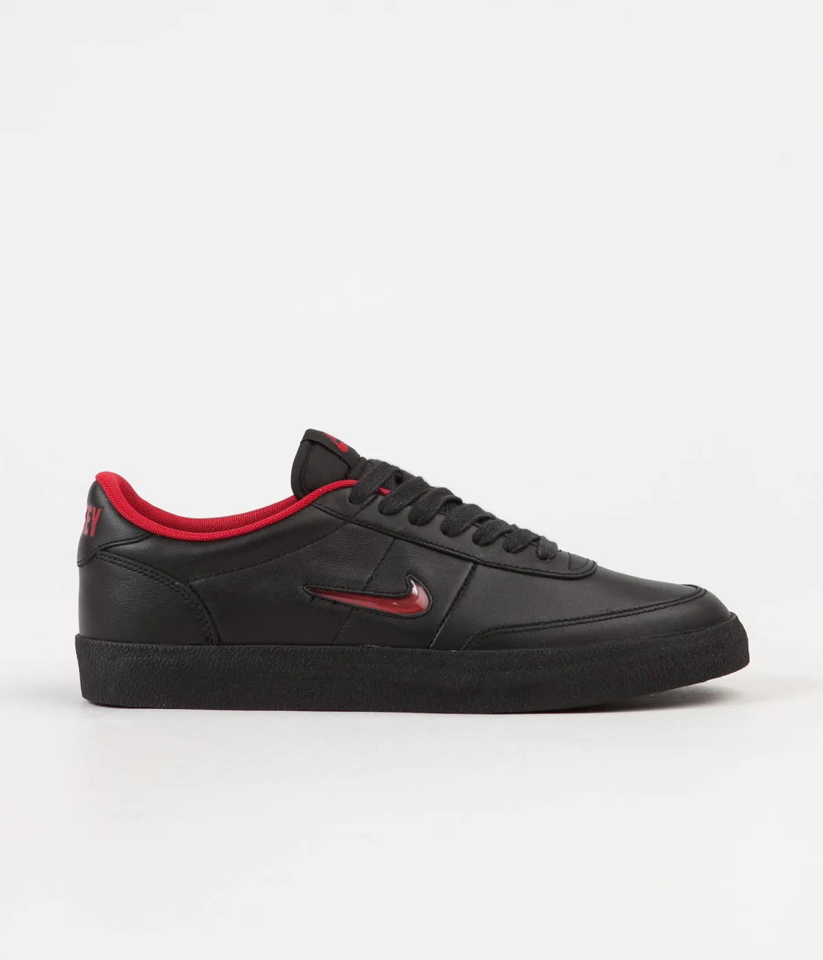 Nike SB x Hockey Killshot 2 QS Shoes - Black / Gym Red / Black