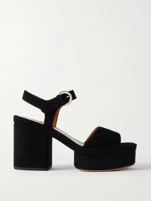 Odina suede platform sandals