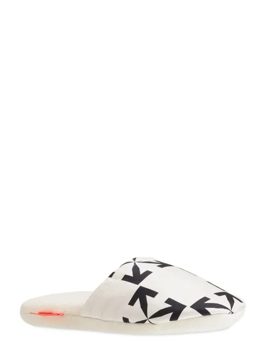 Off-White   Arrow pattern slippers 