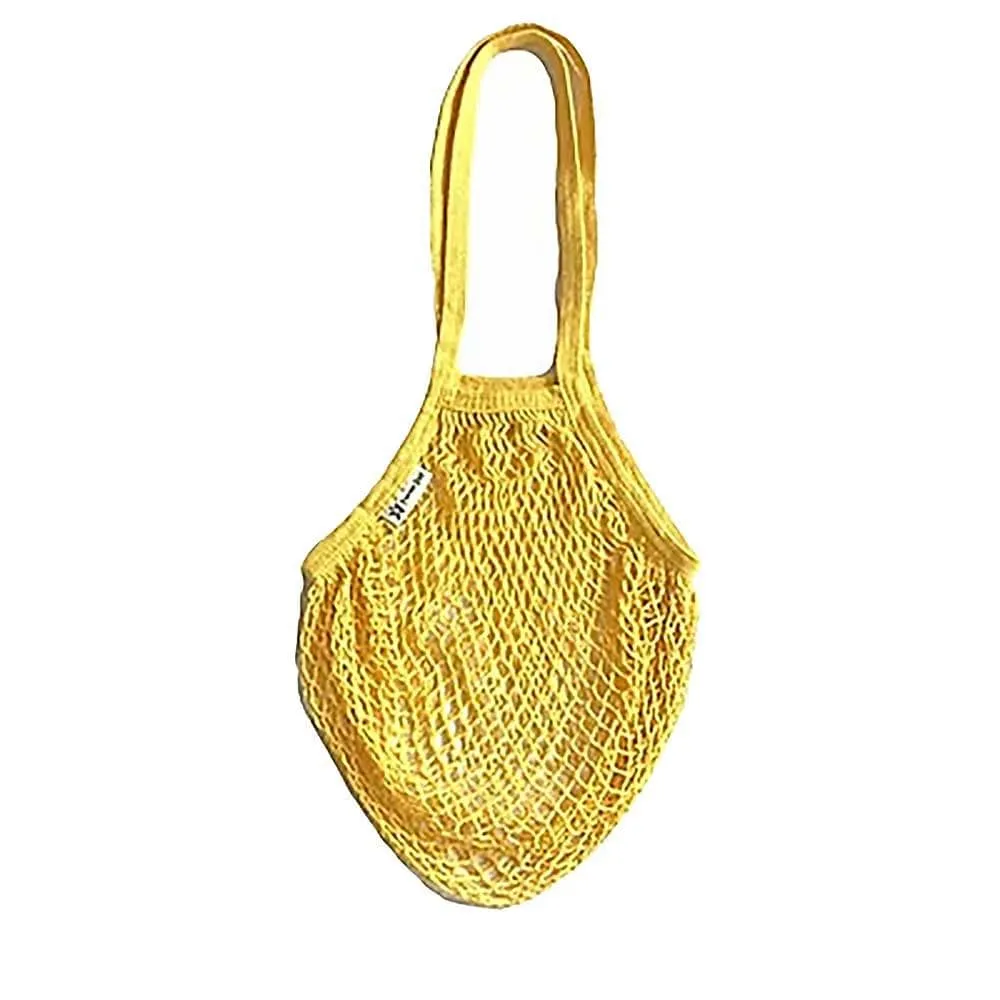 Organic Cotton Long-Handled String Bag by Turtle Bags - Various Colours