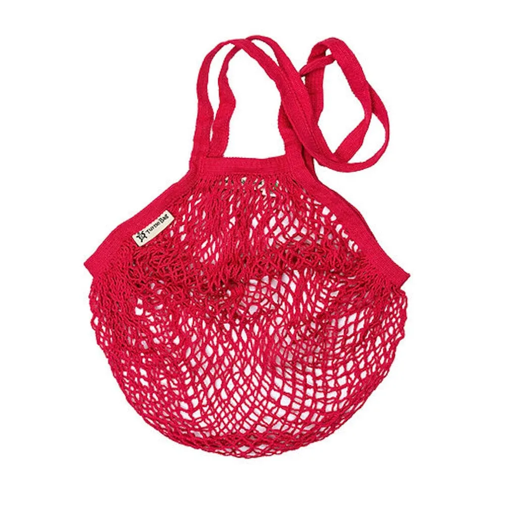 Organic Cotton Long-Handled String Bag by Turtle Bags - Various Colours