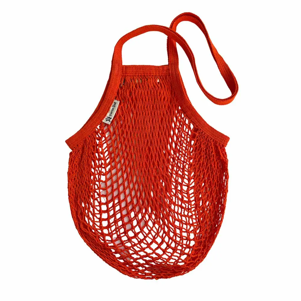 Organic Cotton Long-Handled String Bag by Turtle Bags - Various Colours