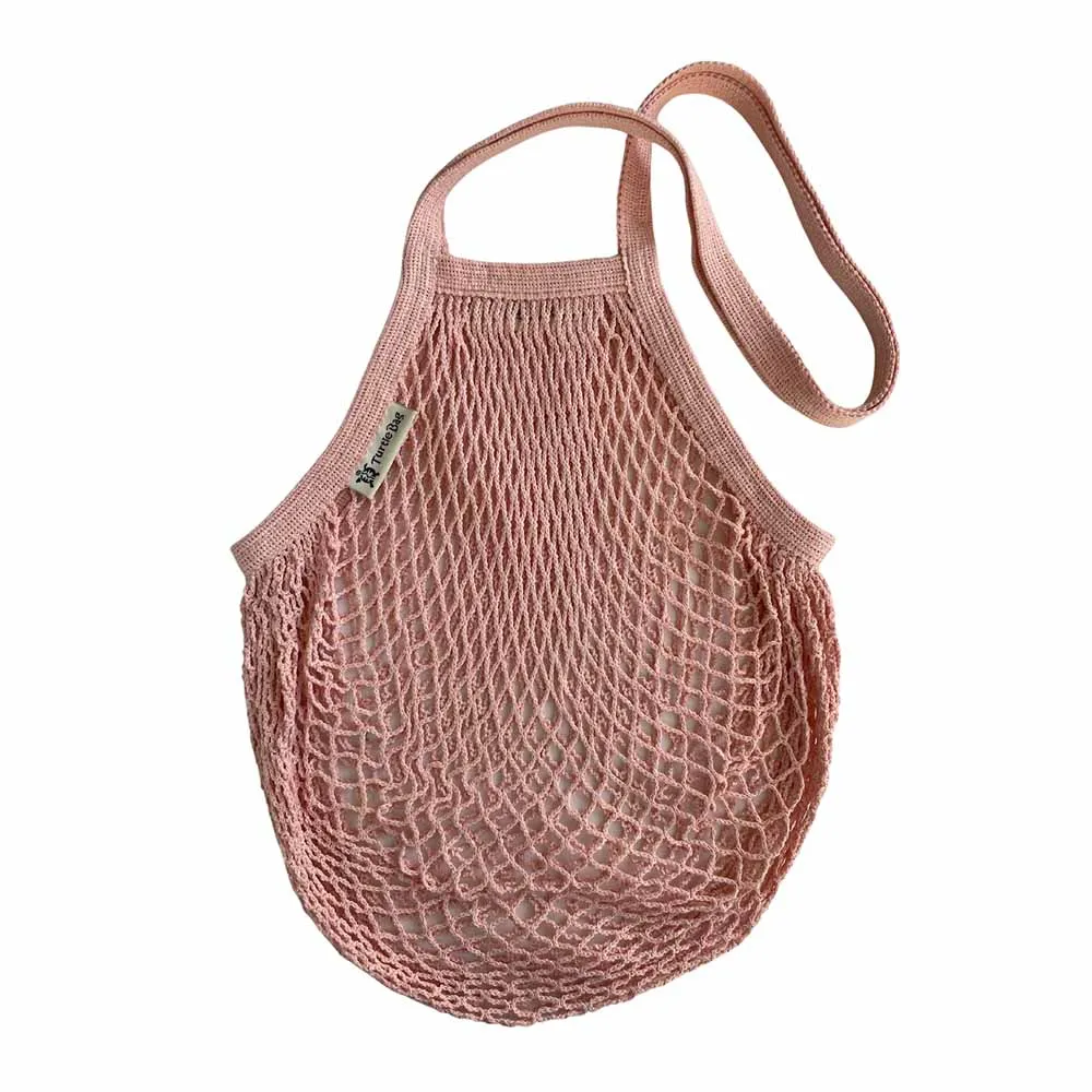 Organic Cotton Long-Handled String Bag by Turtle Bags - Various Colours