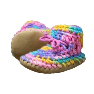 Padraig Cottage Children's Slippers - Sunset