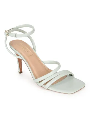 Pastel Green PU Strappy Stilettos With High Ankle Strap (TP10171-LGRN)